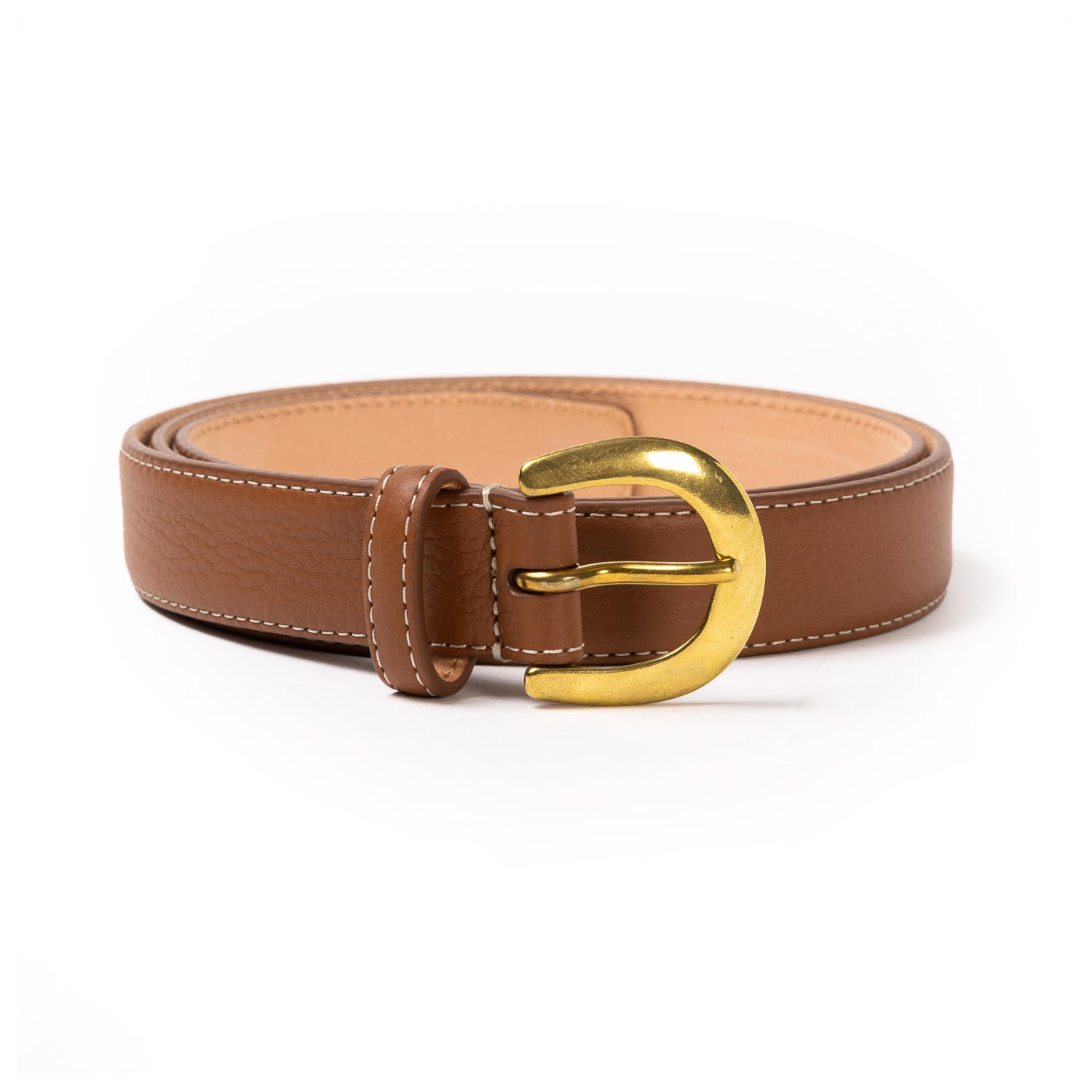 Gürtel aus original "Taurillons" Jungstier-Leder - Handarbeit